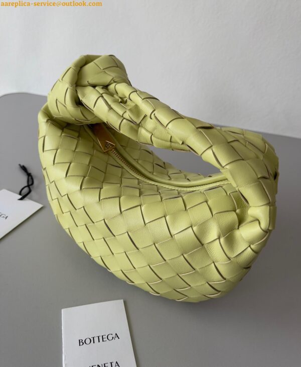 Replica Bottega Veneta BV Jodie Mini Bag In Kiwi Intrecciato Lambskin 13