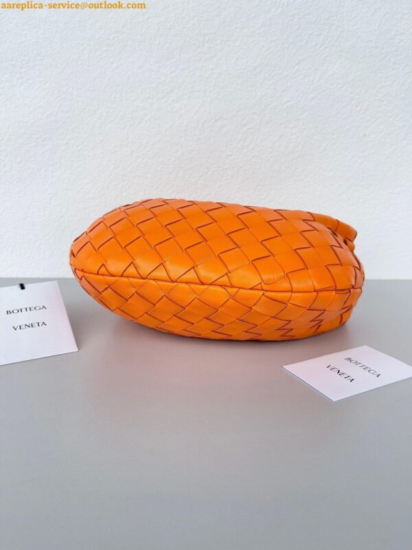 Replica Bottega Veneta BV Jodie Mini Bag In Orange Intrecciato Lambskin 10