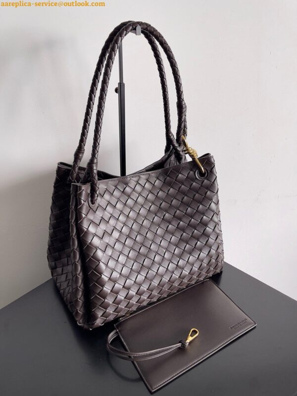 Replica Bottega Veneta Parachute Large Bag in Fondant Intrecciato Lambskin 16