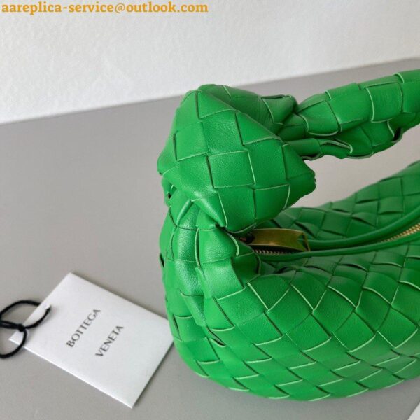 Replica Bottega Veneta BV Jodie Mini Bag In Parakeet Intrecciato Lambskin 5