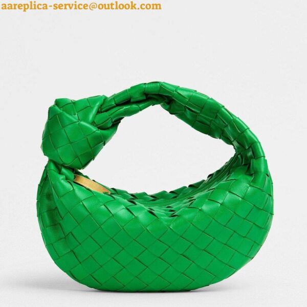 Replica Bottega Veneta BV Jodie Mini Bag In Parakeet Intrecciato Lambskin 9