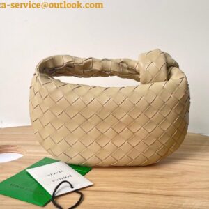 Replica Bottega Veneta BV Jodie Mini Bag In Porridge Intrecciato Lambskin 2