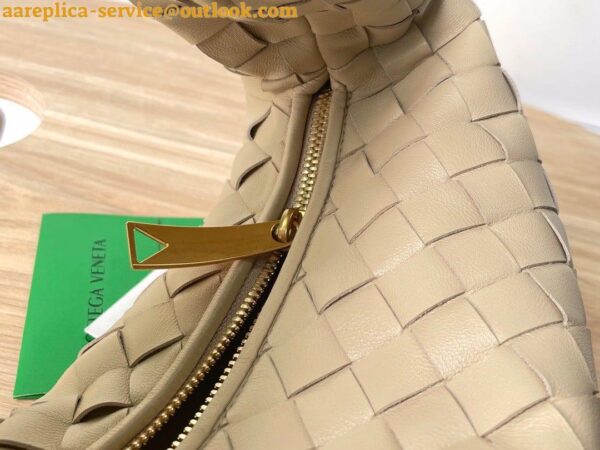 Replica Bottega Veneta BV Jodie Mini Bag In Porridge Intrecciato Lambskin 8