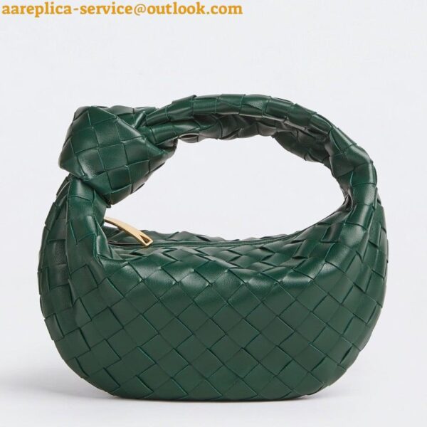 Replica Bottega Veneta BV Jodie Mini Bag In Raintree Intrecciato Lambskin 3