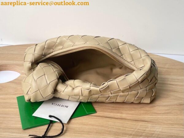 Replica Bottega Veneta BV Jodie Mini Bag In Porridge Intrecciato Lambskin 12