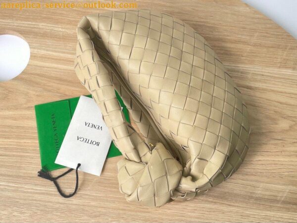 Replica Bottega Veneta BV Jodie Mini Bag In Porridge Intrecciato Lambskin 13