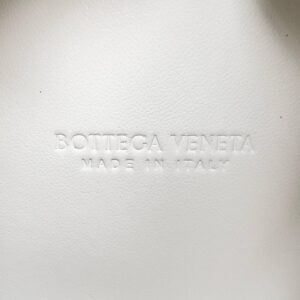 Replica Bottega Veneta Parachute Small Bag in White Intrecciato Lambskin 2