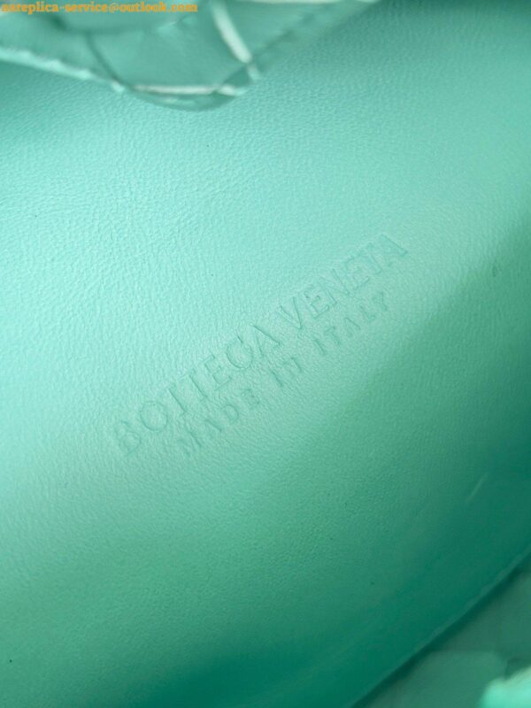 Replica Bottega Veneta Parachute Small Bag in Green Oasis Intrecciato Lambskin 15