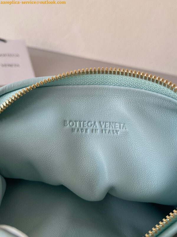 Replica Bottega Veneta BV Jodie Mini Bag In Teal Washed Intrecciato Lambskin 14