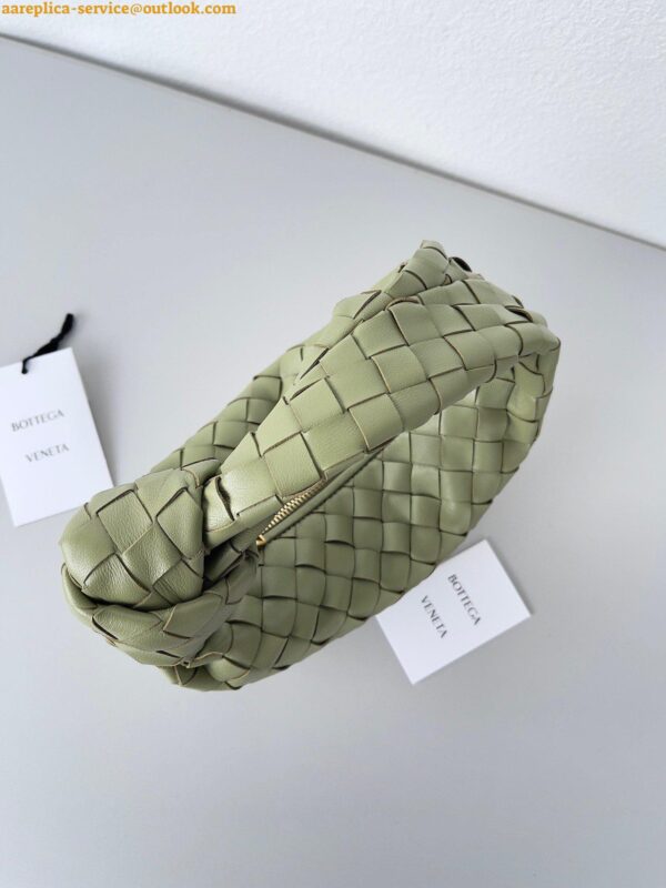 Replica Bottega Veneta BV Jodie Mini Bag In Travertine Intrecciato Lambskin 5