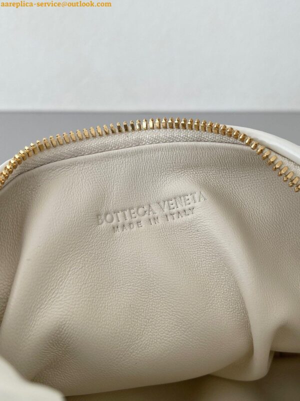 Replica Bottega Veneta BV Jodie Mini Bag In White Intrecciato Patent Leather 9