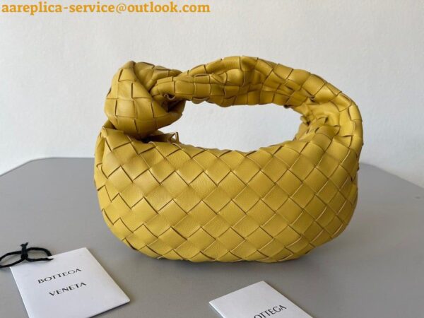 Replica Bottega Veneta BV Jodie Mini Bag In Yellow Intrecciato Lambskin 5