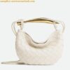 Replica Bottega Veneta Sardine Mini Bag in Travertine Intrecciato Lambskin