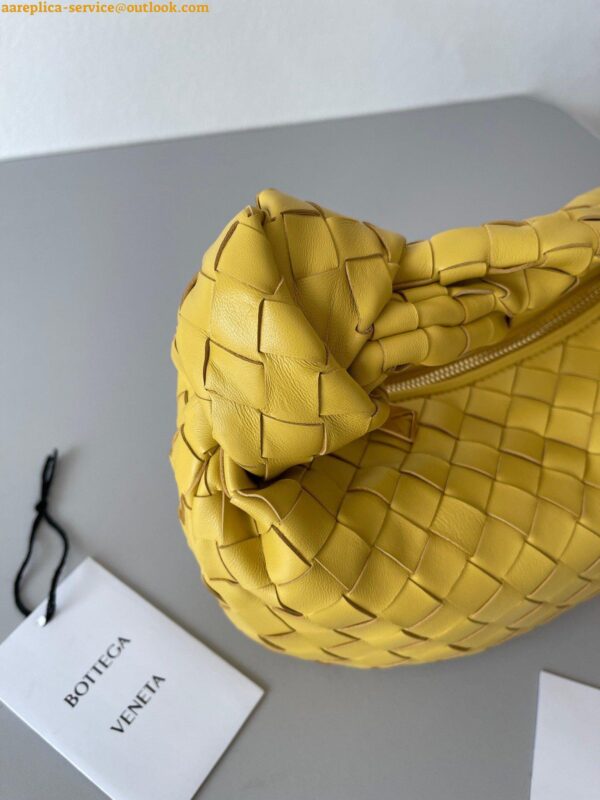 Replica Bottega Veneta BV Jodie Mini Bag In Yellow Intrecciato Lambskin 7