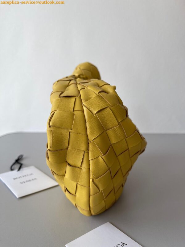 Replica Bottega Veneta BV Jodie Mini Bag In Yellow Intrecciato Lambskin 12