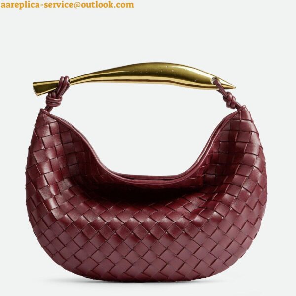 Replica Bottega Veneta Sardine Small Bag In Barolo Intrecciato Lambskin 3