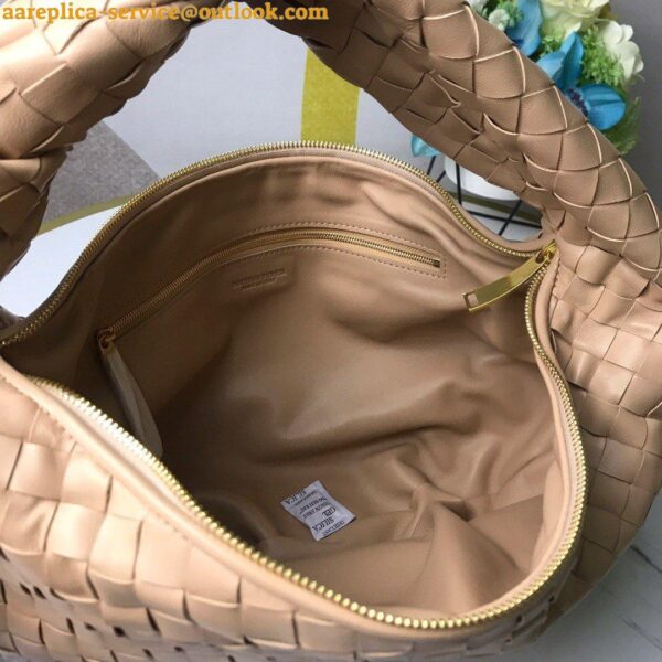 Replica Bottega Veneta BV Jodie Small Bag In Almond Intrecciato Lambskin 9