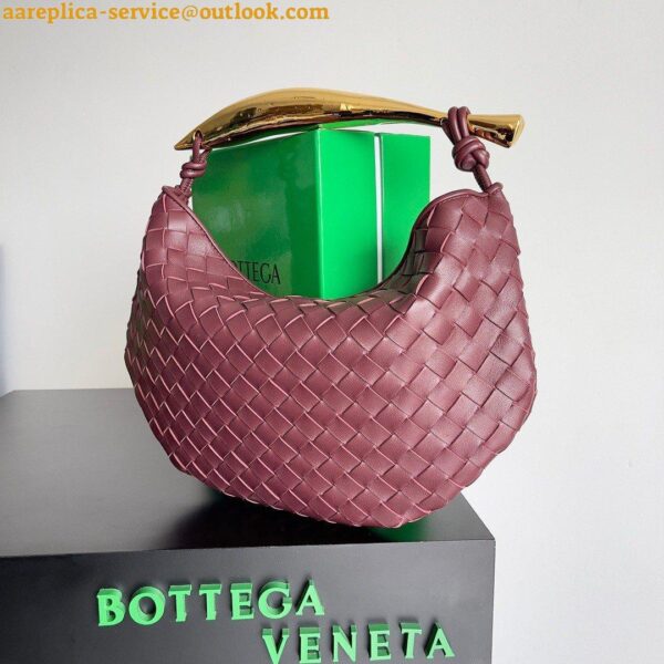 Replica Bottega Veneta Sardine Small Bag In Barolo Intrecciato Lambskin 6