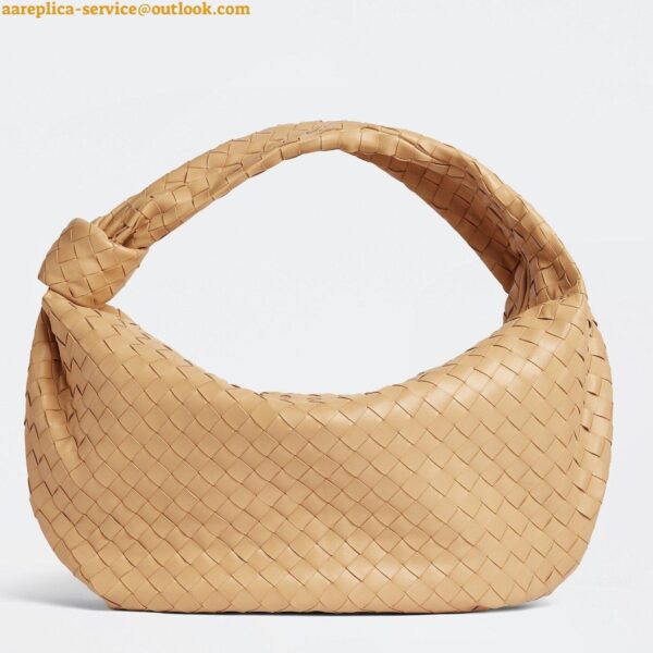 Replica Bottega Veneta BV Jodie Small Bag In Almond Intrecciato Lambskin 11