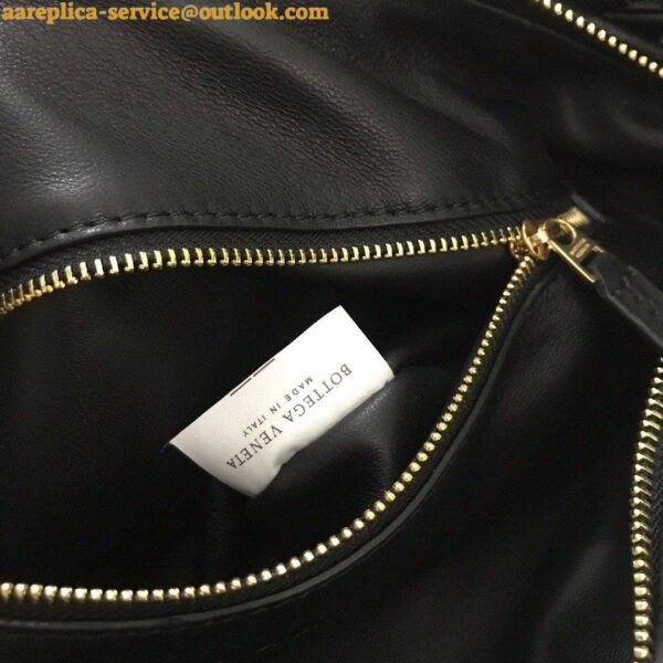 Replica Bottega Veneta BV Jodie Small Bag In Black Intrecciato Lambskin 10