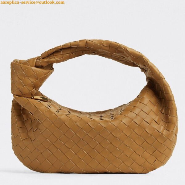 Replica Bottega Veneta BV Jodie Small Bag In Caramel Intrecciato Lambskin 5