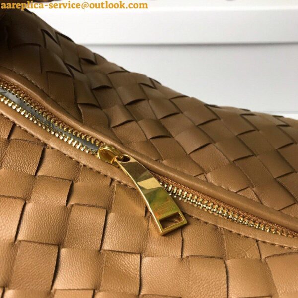 Replica Bottega Veneta BV Jodie Small Bag In Caramel Intrecciato Lambskin 6