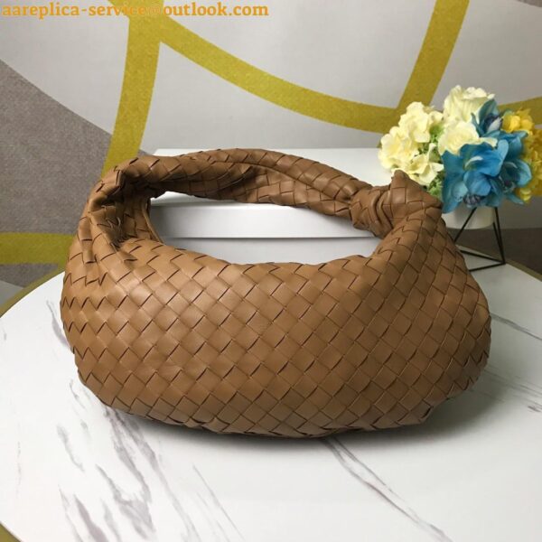 Replica Bottega Veneta BV Jodie Small Bag In Caramel Intrecciato Lambskin 12