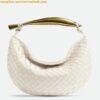 Replica Bottega Veneta Sardine Small Bag In Travertine Intrecciato Lambskin