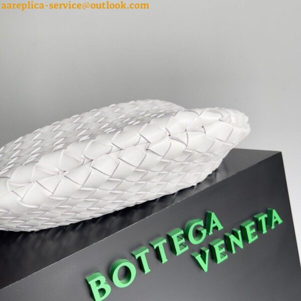 Replica Bottega Veneta Sardine Small Bag In White Intrecciato Lambskin 5