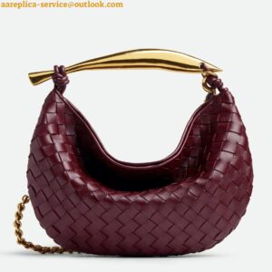 Replica Bottega Veneta Sardine Small Bag with Chain in Barolo Lambskin