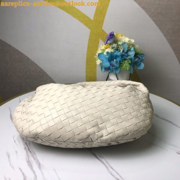 Replica Bottega Veneta BV Jodie Small Bag In White Intrecciato Lambskin 9