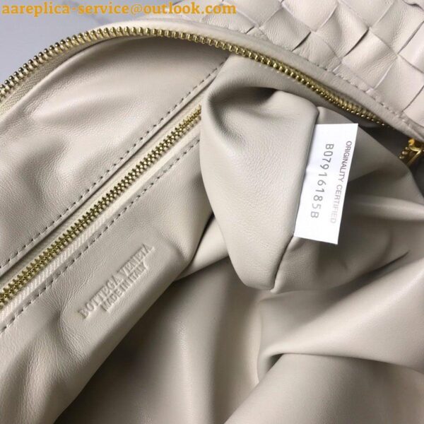 Replica Bottega Veneta BV Jodie Small Bag In White Intrecciato Lambskin 11