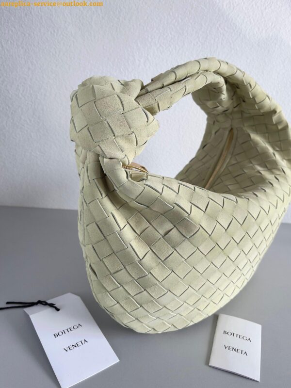 Replica Bottega Veneta BV Jodie Teen Bag In Lemon Suede Calfskin 7