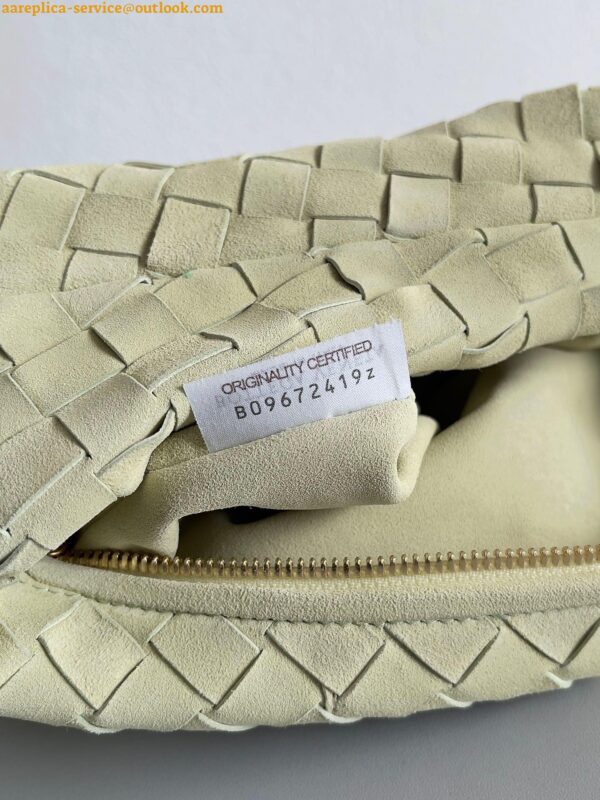 Replica Bottega Veneta BV Jodie Teen Bag In Lemon Suede Calfskin 8