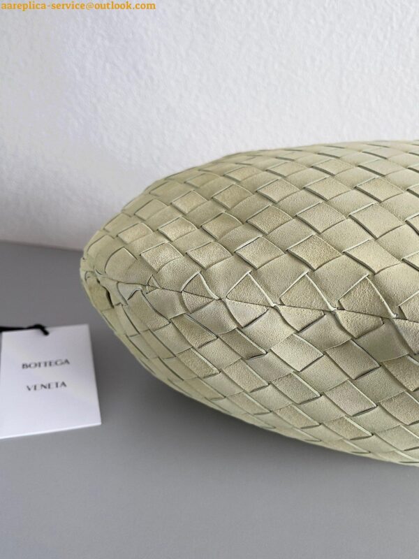 Replica Bottega Veneta BV Jodie Teen Bag In Lemon Suede Calfskin 9