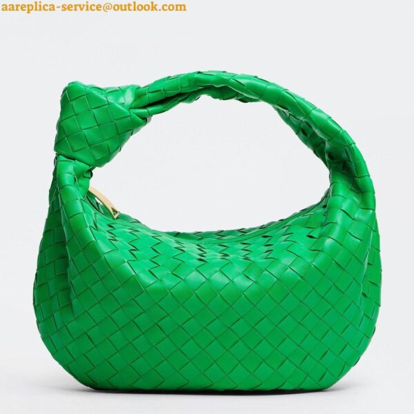 Replica Bottega Veneta BV Jodie Teen Bag In Parakeet Intrecciato Lambskin 3