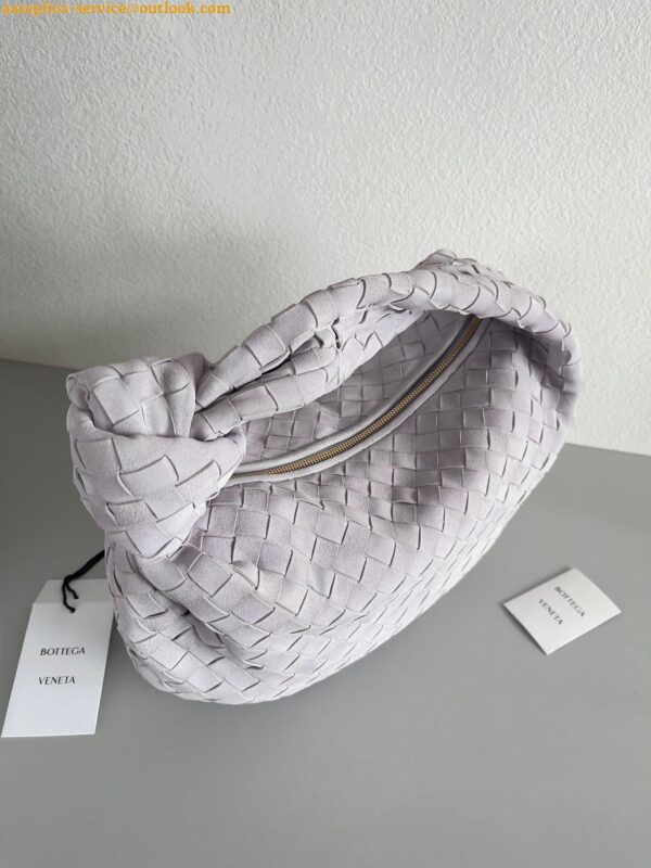 Replica Bottega Veneta BV Jodie Teen Bag In Lilas Suede Calfskin 12