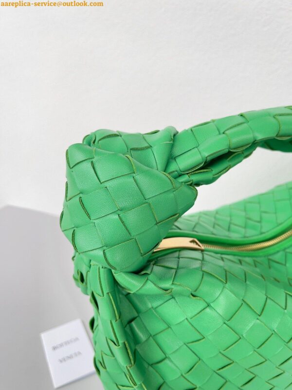 Replica Bottega Veneta BV Jodie Teen Bag In Parakeet Intrecciato Lambskin 7