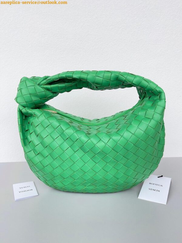 Replica Bottega Veneta BV Jodie Teen Bag In Parakeet Intrecciato Lambskin 12