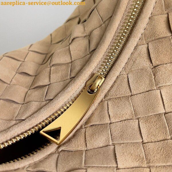 Replica Bottega Veneta BV Jodie Teen Bag In Porridge Suede Calfskin 10