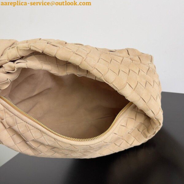 Replica Bottega Veneta BV Jodie Teen Bag In Porridge Suede Calfskin 13