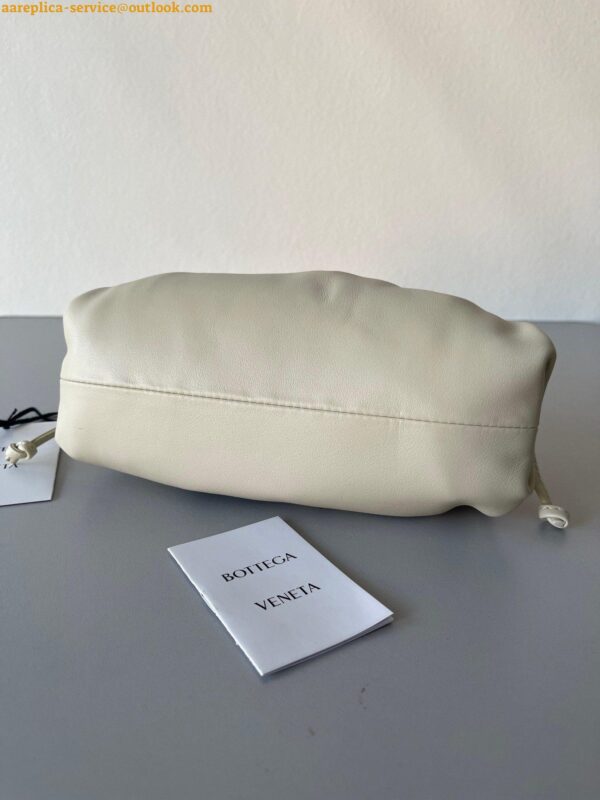 Replica Bottega Veneta Mini Pouch with Strap in Ivory Calfskin 10