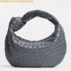 Replica Bottega Veneta BV Jodie Teen Bag In Teal Washed Intrecciato Lambskin