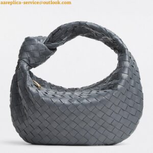 Replica Bottega Veneta BV Jodie Teen Bag In Thunder Intrecciato Lambskin