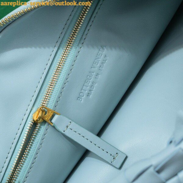 Replica Bottega Veneta BV Jodie Teen Bag In Teal Washed Intrecciato Lambskin 11