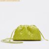 Replica Bottega Veneta Mini Pouch with Strap in Mallard Intrecciato Lambskin 2