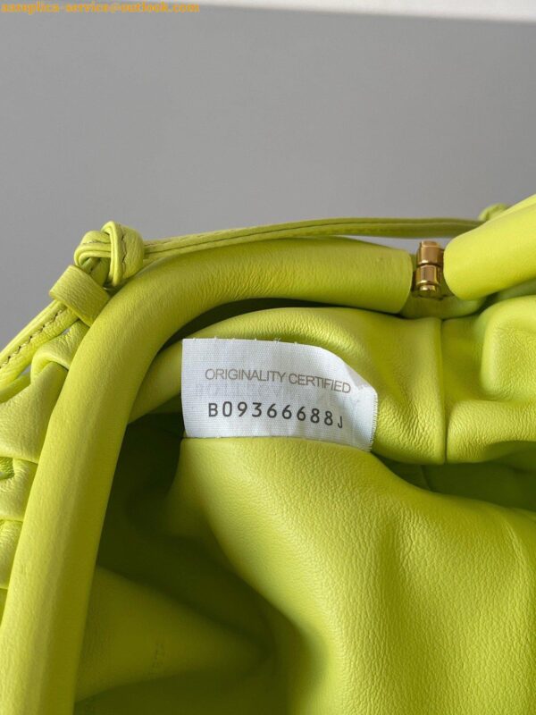 Replica Bottega Veneta Mini Pouch with Strap in Kiwi Calfskin 10