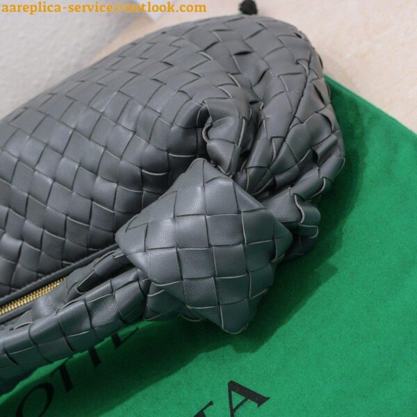 Replica Bottega Veneta BV Jodie Teen Bag In Thunder Intrecciato Lambskin 10