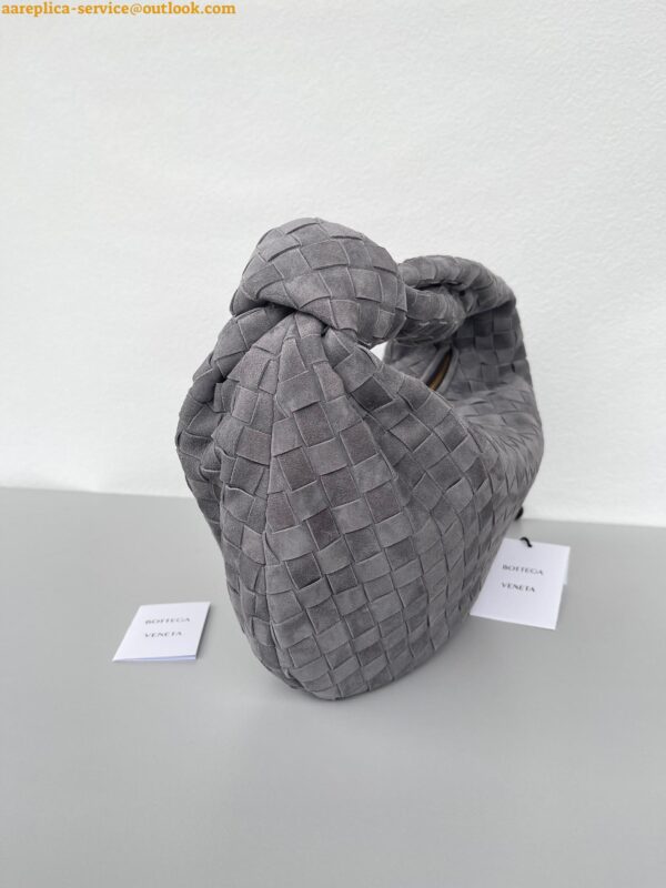 Replica Bottega Veneta BV Jodie Teen Bag In Thunder Suede Calfskin 12