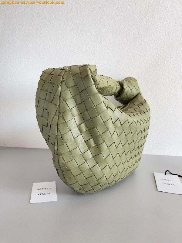 Replica Bottega Veneta BV Jodie Teen Bag In Travertine Intrecciato Lambskin 6